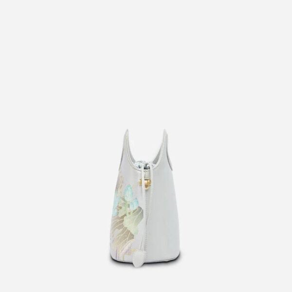 02_Printed_Jacquard_Lotus_Gray_Drawstring_Bucket_Bag_LD120670 02_Printed_Jacquard_Lotus_Gray_Drawstring_Bucket_Bag_LD120670