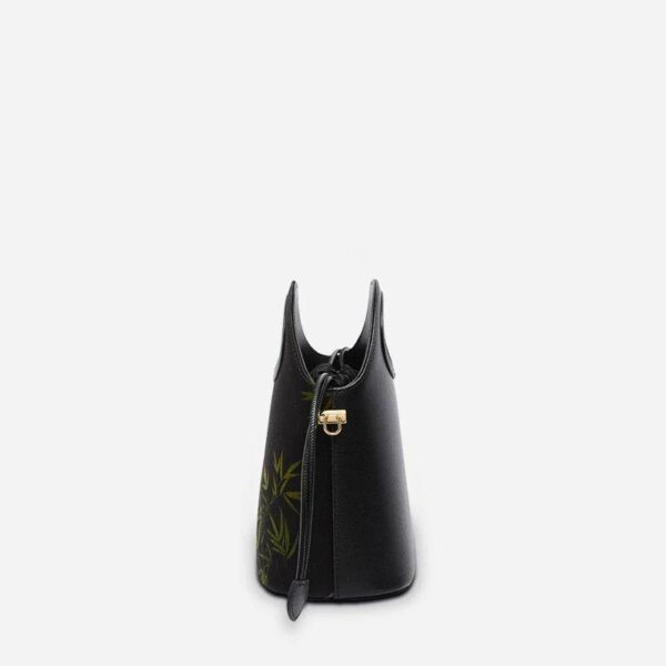 03_Xiangyunsha_Silk_Bamboo_Black_Drawstring_Bucket_Bag_YS120670 03_Xiangyunsha_Silk_Bamboo_Black_Drawstring_Bucket_Bag_YS120670