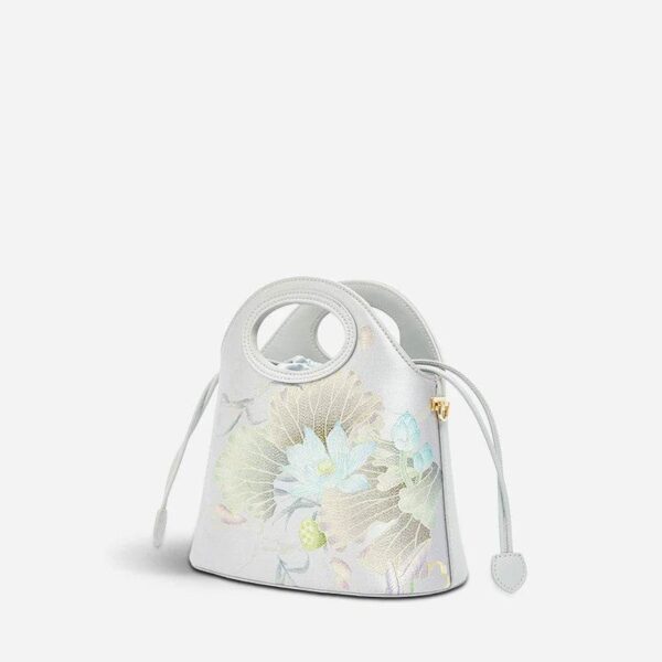 05_Printed_Jacquard_Lotus_Gray_Drawstring_Bucket_Bag_LD120670 05_Printed_Jacquard_Lotus_Gray_Drawstring_Bucket_Bag_LD120670