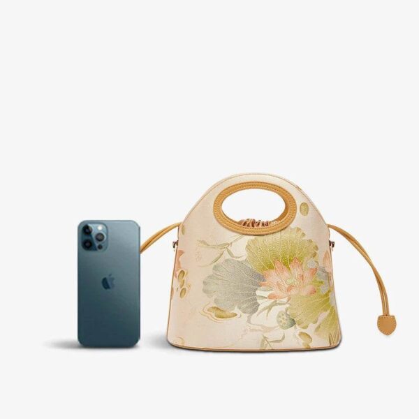 06_Printed_Jacquard_Lotus_Khaki_Drawstring_Bucket_Bag_LD120670 06_Printed_Jacquard_Lotus_Khaki_Drawstring_Bucket_Bag_LD120670