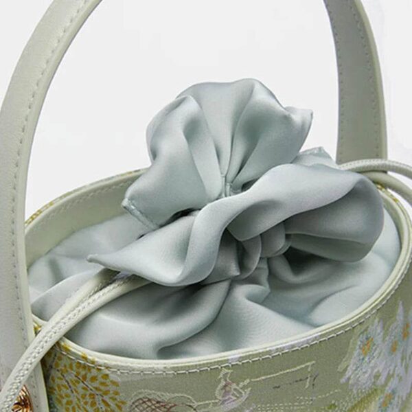 14_中国_絵画_桑_シルク_バケット_デザイナー_ハンドバッグ_P17061805 14_Chinese_Painting_Mulberry_Silk_Bucket_Designer_Handbag_P17061805