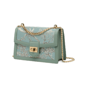 Embroidery Leather Shoulder Square Handbag Sacred Tree