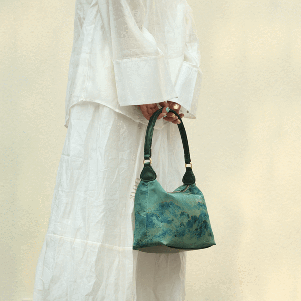2_翔潤社_シルク_桑_シルクヴィンテージ_ショルダーバッグ_YSY1002Q 2_Xiangyunsha_Silk_Mulberry_Silk_Vintage_Shoulder_Bag_YSY1002Q