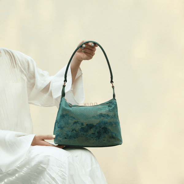 3_祥雲舎_シルク_桑_シルクヴィンテージ_ショルダーバッグ_YSY1002Q 3_Xiangyunsha_Silk_Mulberry_Silk_Vintage_Shoulder_Bag_YSY1002Q