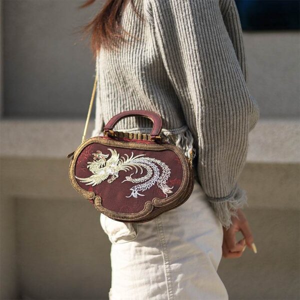 4_超軽量_如意_ハンドバッグ_限定_鳳凰_刺繍_花洛_シルク付き_GD1212 4_Ultra-Light_Ruyi_Handbag_Limited_Edition_Phoenix_Embroidery_with_Hualuo_Silk_GD1212