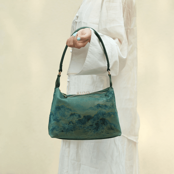 4_祥雲舎_シルク_桑_シルクヴィンテージ_ショルダーバッグ_YSY1002Q 4_Xiangyunsha_Silk_Mulberry_Silk_Vintage_Shoulder_Bag_YSY1002Q