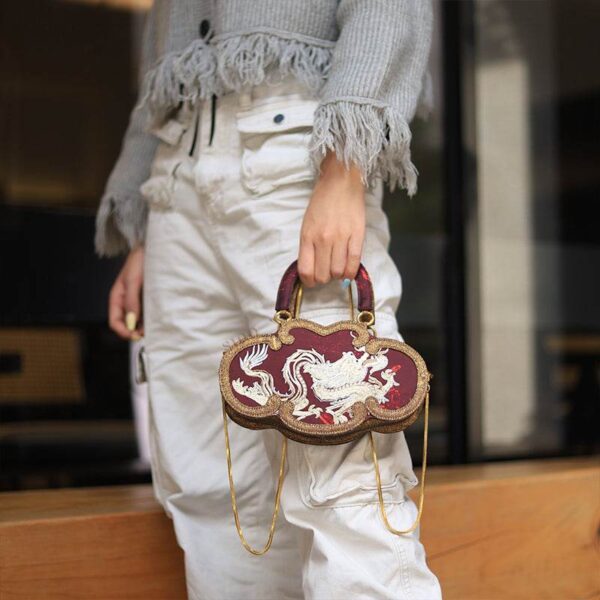 5_超軽量_如意_ハンドバッグ_限定_ロング_刺繍_花洛_シルク付き_GD1211 5_Ultra-Light_Ruyi_Handbag_Limited_Edition_Loong_Embroidery_with_Hualuo_Silk_GD1211