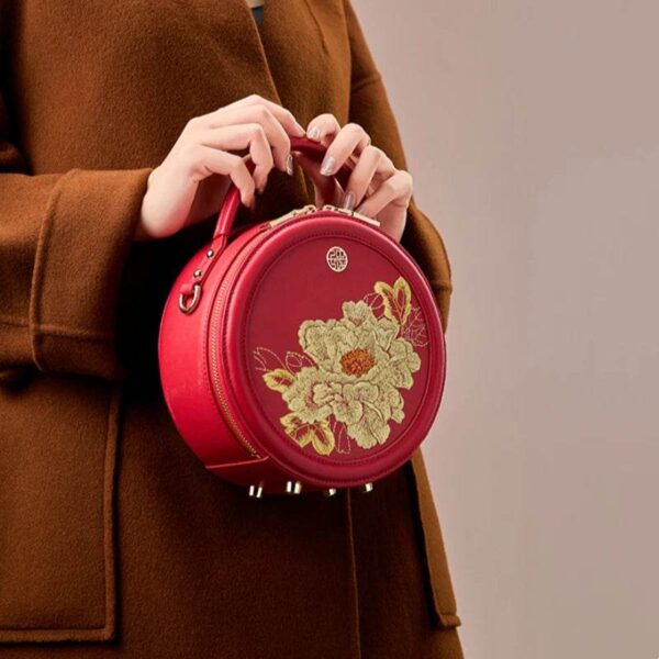 6b_Embroidery_Leather_Round_Handbag_High_Luxury_Royal_Gold_Peony_P110171 6b_Embroidery_Leather_Round_Handbag_High_Luxury_Royal_Gold_Peony_P110171
