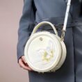 7_Sinocultural_Embroidery_Leather_White_Round_Handbag_Lotus