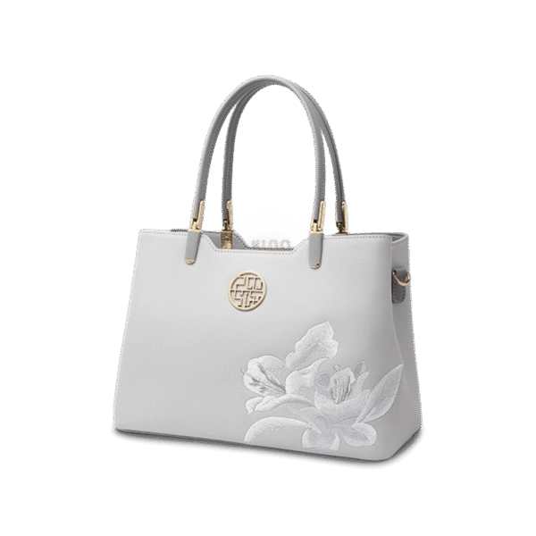 96_Embroidery_Leather_Grey_Tote_Bag_Azalea_Women_Handbag_P120321 96_Embroidery_Leather_Grey_Tote_Bag_Azalea_Women_Handbag_P120321