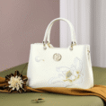 98_Embroidery_Leather_White_Crossbody_Tote_Bag_Lotus_Luxury_Gift_P120279