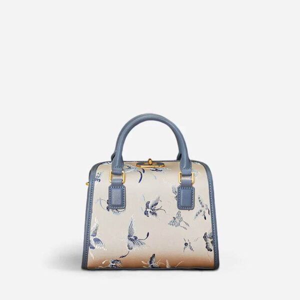 ブロケードジャカードシックボストンバッグバタフライデザインJD170615-1_6 BrocadeJacquardChicBostonBagButterflyDesignJD170615-1_6