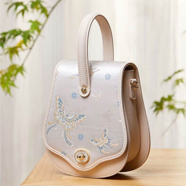 ブロケード_ジャカード_バタフライ_デザイナー_サドルバッグ_-_中文-2461352 Brocade_Jacquard_Butterfly_Designer_Saddle_Bag_-_SinoCultural-2461352