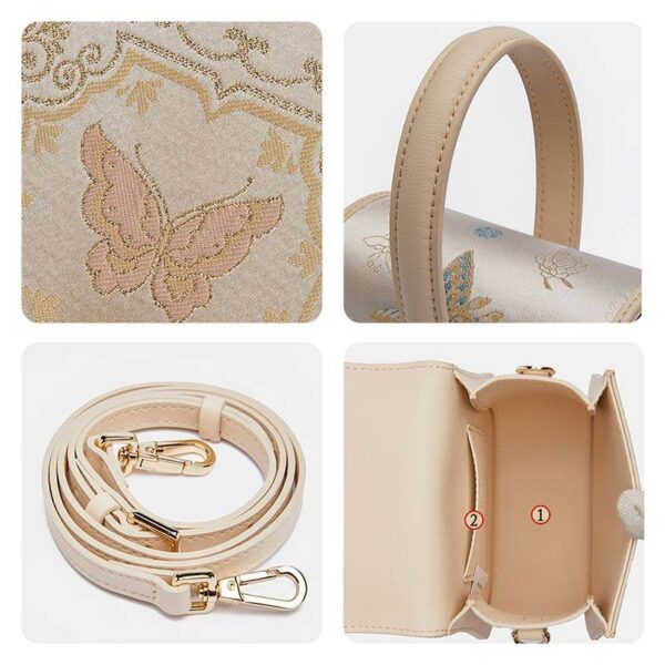 ブロケード_ジャカード_バタフライ_デザイナー_サドルバッグ_-_中文-2461772 Brocade_Jacquard_Butterfly_Designer_Saddle_Bag_-_SinoCultural-2461772