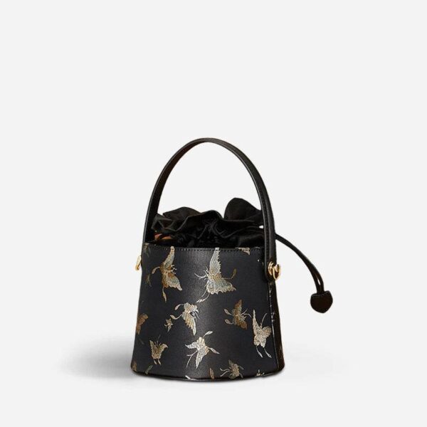 ブロケード_ジャカード_シック_バタフライ_バケットバッグ_JD170618_3 Brocade_Jacquard_Chic_Butterfly_Bucket_Bag_JD170618_3