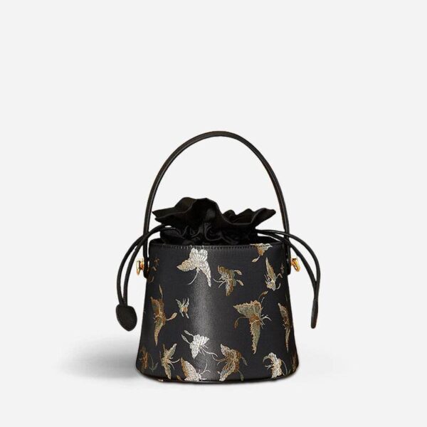 ブロケード_ジャカード_シック_バタフライ_バケットバッグ_JD170618_4 Brocade_Jacquard_Chic_Butterfly_Bucket_Bag_JD170618_4
