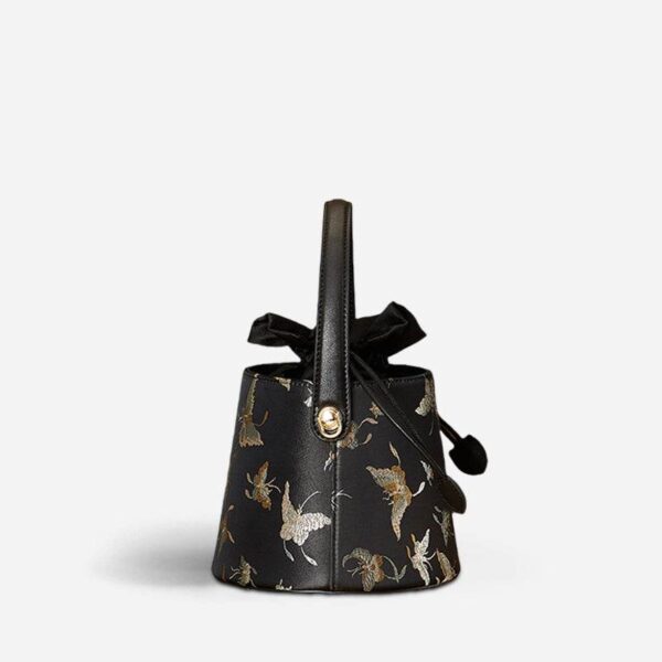 ブロケード_ジャカード_シック_バタフライ_バケットバッグ_JD170618_5 Brocade_Jacquard_Chic_Butterfly_Bucket_Bag_JD170618_5