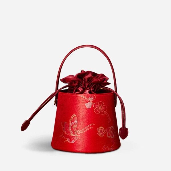 ブロケード_ジャカード_シック_バタフライ_バケットバッグ_JD170618_7 Brocade_Jacquard_Chic_Butterfly_Bucket_Bag_JD170618_7