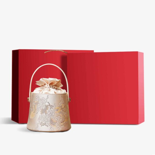 ブロケード_ジャカード_レザー_巾着_バケットバッグ_-_SinoCultural-2462907 Brocade_Jacquard_Leather_Drawstring_Bucket_Bag_-_SinoCultural-2462907