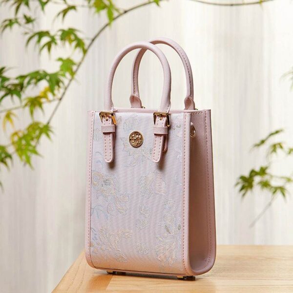 ブロケード_ジャカード_桑の実_シルク_絶妙_ハンドバッグ_-_中文-2463181 Brocade_Jacquard_Mulberry_Silk_Exquisite_Handbag_-_SinoCultural-2463181