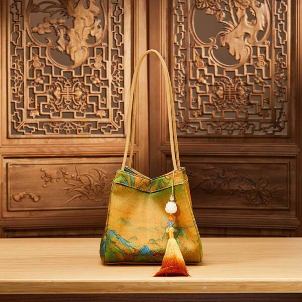 Chinese_Painting_Vintage_Mulberry_Silk_Bucket_Bag_-_SinoCultural-2467862 Chinese_Painting_Vintage_Mulberry_Silk_Bucket_Bag_-_SinoCultural-2467862