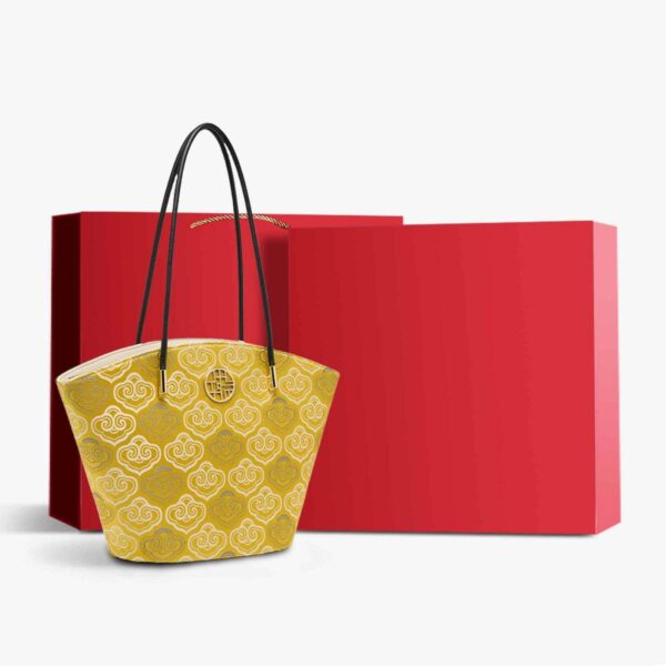 刺繍_本革_シングルショルダー_トートバッグ_-_中文-2469511 Embroidery_Genuine_Leather_Single_Shoulder_Tote_Bag_-_SinoCultural-2469511