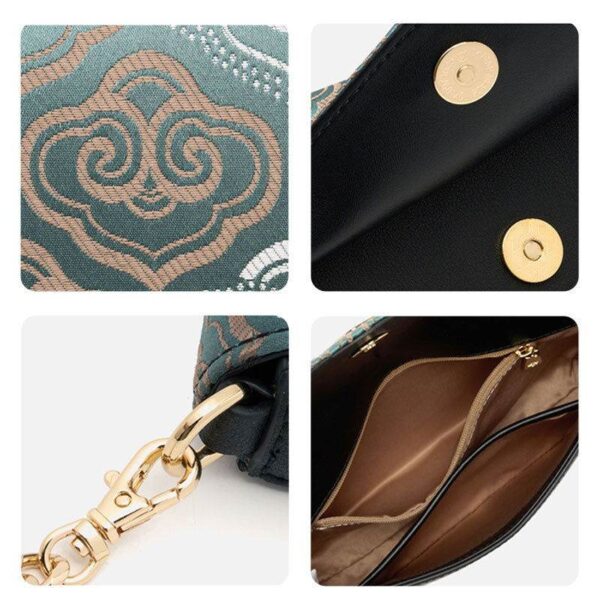 刺繍_レザー_フラップ_クラッチバッグ_吉祥雲_-_西濃文化-2473167 Embroidery_Leather_Flap_Clutch_Bag_Auspicious_Clouds_-_SinoCultural-2473167