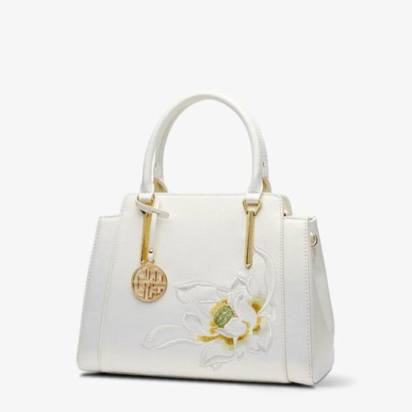 Embroidery_Leather_Tote_Bag_Blooming_White_Lotus_-_SinoCultural-2476065 Embroidery_Leather_Tote_Bag_Blooming_White_Lotus_-_SinoCultural-2476065