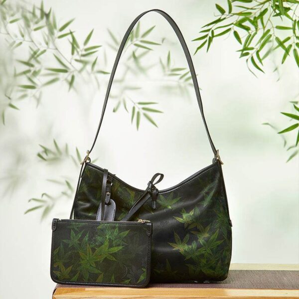 香り_雲_シルク_大容量_緑_トートバッグ_-_中文-2478933 Fragrant_Cloud_Silk_Large-Capacity_Green_Tote_Bag_-_SinoCultural-2478933