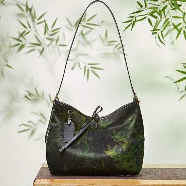 香り_雲_シルク_大容量_緑_トートバッグ_-_中文-2478938 Fragrant_Cloud_Silk_Large-Capacity_Green_Tote_Bag_-_SinoCultural-2478938