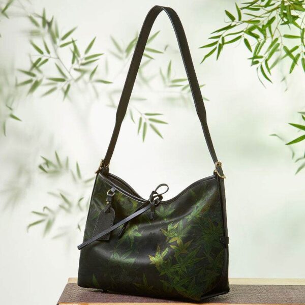 香り_雲_シルク_大容量_緑_トートバッグ_-_中文-2478944 Fragrant_Cloud_Silk_Large-Capacity_Green_Tote_Bag_-_SinoCultural-2478944