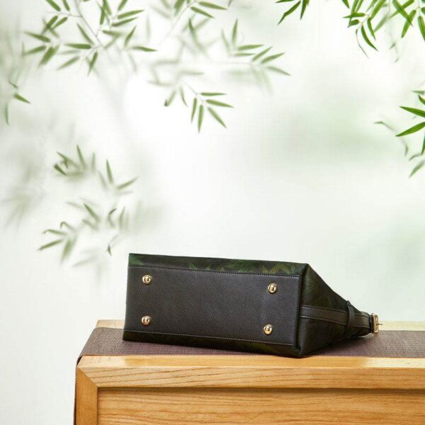 香り_雲_シルク_大容量_緑_トートバッグ_-_中文-2478957 Fragrant_Cloud_Silk_Large-Capacity_Green_Tote_Bag_-_SinoCultural-2478957