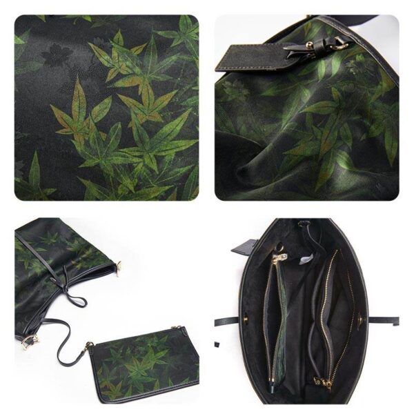 香り_雲_シルク_大容量_緑_トートバッグ_-_中文-2478960 Fragrant_Cloud_Silk_Large-Capacity_Green_Tote_Bag_-_SinoCultural-2478960