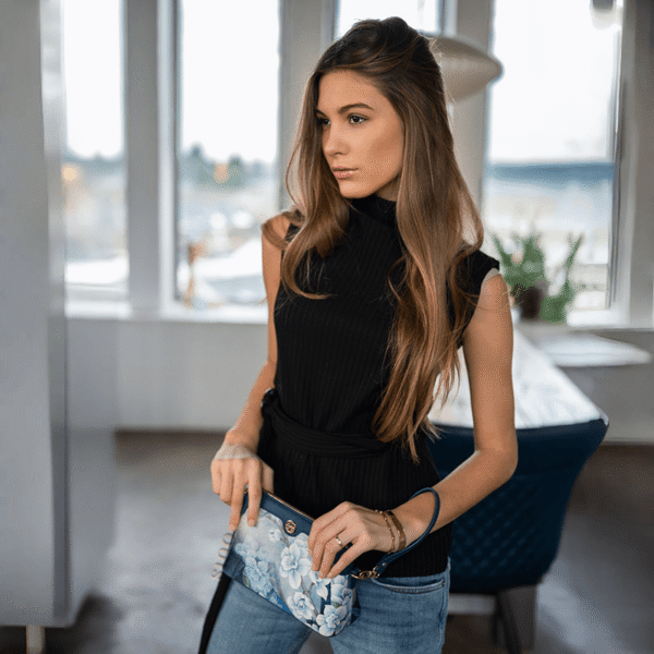 マルベリー_シルク_ハンドクラフト_フラワー_クラッチバッグ_レディース_財布_中文_P170029-B Mulberry_Silk_Handcrafted_Flower_Clutch_Bag_Women_Wallet_Eveing_Purse_-_SinoCultural_P170029-B