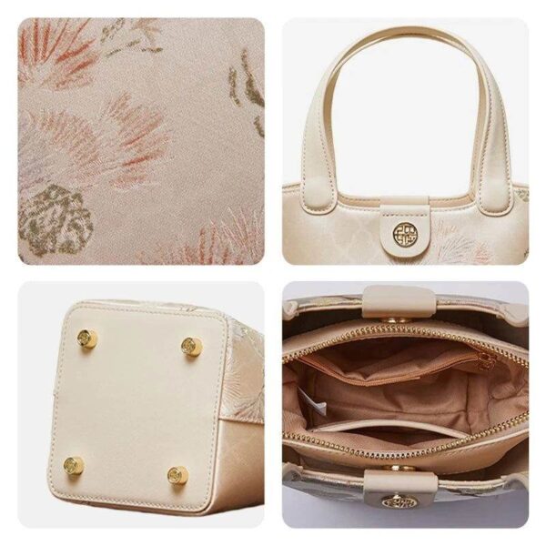 マルベリー_シルク_レザー_エクスクイジット_ジャカード_バスケットバッグ_-_SinoCultural-2481757 Mulberry_Silk_Leather_Exquisite_Jacquard_Basket_Bag_-_SinoCultural-2481757