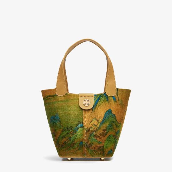 桑_シルク_伝統_中国_絵画_バスケット_バッグ_-_西濃文化-2482128 Mulberry_Silk_Traditional_Chinese_Painting_Basket_Bag_-_SinoCultural-2482128