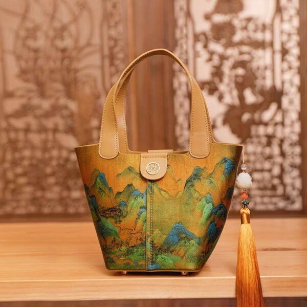 桑_シルク_中国伝統_絵画_バスケット_バッグ_-_中国文化-2482140 Mulberry_Silk_Traditional_Chinese_Painting_Basket_Bag_-_SinoCultural-2482140