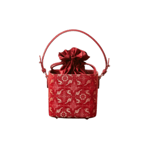 Song Brocade New Chinese Style Cube Bucket Bag