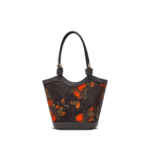 Sinocultural_Xiangyunsha_Silk_Leather_Printed_Persimmon_Shoulder_Bag_YS120763_9