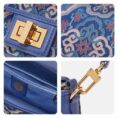 SongBrocadeLeatherMulberrySilkBlueShoulderEveningBagP12064802B_5