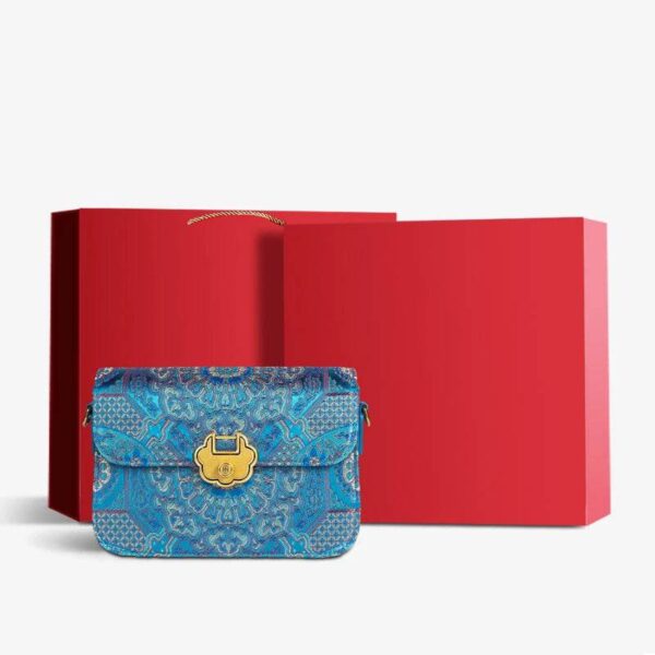 曲_ブロケード_レザー_高級_クラッチバッグ_W2144-3_2 Song_Brocade_Leather_Luxurious_Clutch_Handbag_W2144-3_2