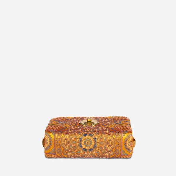 曲_ブロケード_レザー_高級_クラッチバッグ_W2144-4_4 Song_Brocade_Leather_Luxurious_Clutch_Handbag_W2144-4_4