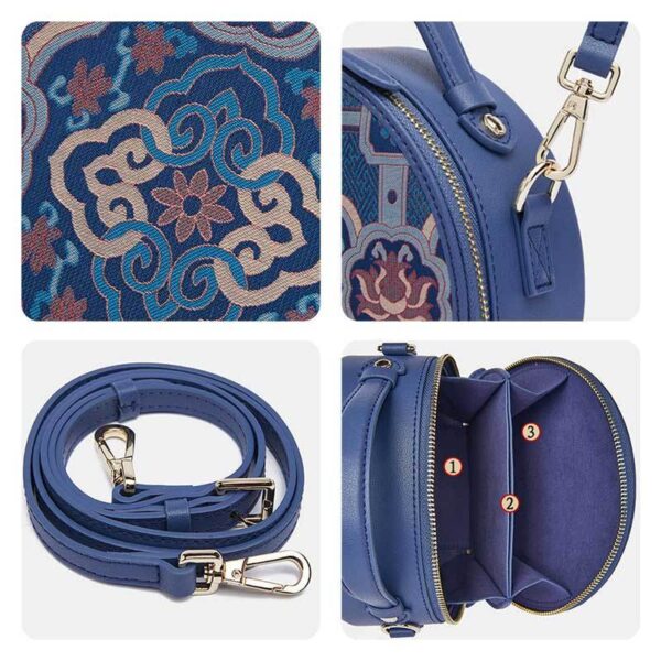 宋_ブロケード_シルク_ヴィンテージ_ラウンドバッグ_-_中文-2483873 Song_Brocade_Silk_Vintage_Round_Bag_-_SinoCultural-2483873