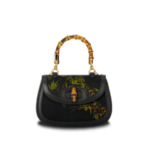 Xiangyunsha Print Crossbody  Bamboo Handle Bag for Women