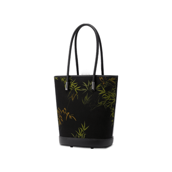 Xiangyunsha_Silk_Bamboo_Print_Crossbody_Bucket_Bag_P110608_F110608 Xiangyunsha_Silk_Bamboo_Print_Crossbody_Bucket_Bag_P110608_F110608