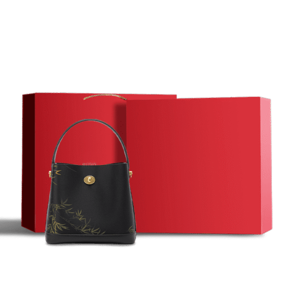 襄雲社_シルク_バンブープリント_クロスボディ_バケットバッグ_YS120757_bf Xiangyunsha_Silk_Bamboo_Print_Crossbody_Bucket_Bag_YS120757_bf