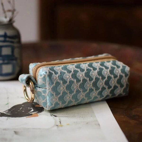 ユンジン_ファブリック_コイン&キーホルダー_ミニ_ポーチ_財布_-_中文-2484204 Yunjin_Fabric_Coin_and_Key_Holder_Mini_Pouch_Wallet_-_SinoCultural-2484204