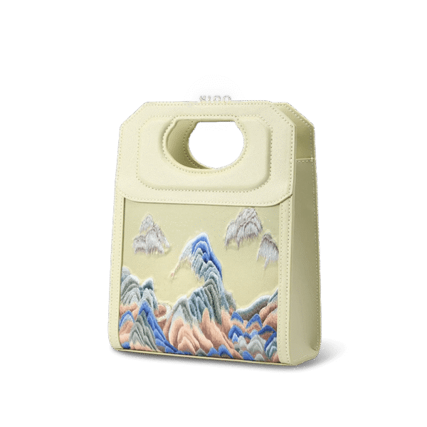 シノワズリー・マウンテンズ・エンブロイダリー・ハンドル・バッグサイド chinoiserie-mountains-embroidered-handle-bag-side