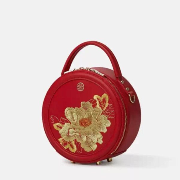 f_Embroidery_Leather_Round_Handbag_High_Luxury_Royal_Gold_Peony_P110171 f_Embroidery_Leather_Round_Handbag_High_Luxury_Royal_Gold_Peony_P110171