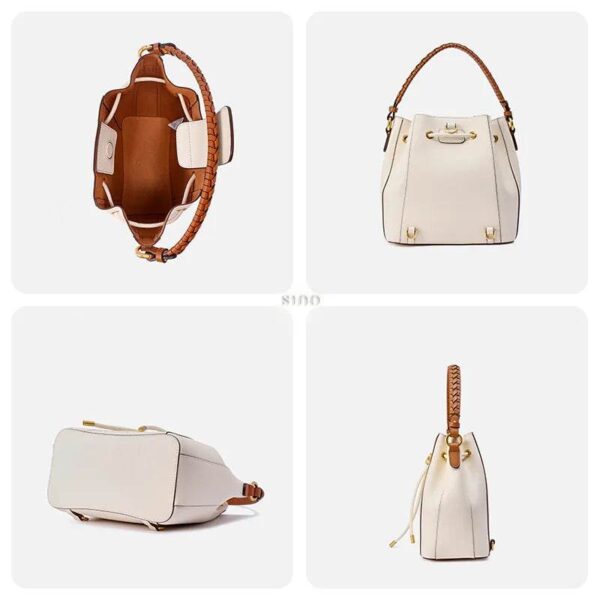 wanj-型押しレザーコンバーチブルリュックトート-ディテール-容量-背面-底面 wanj-pattern-embroidered-leather-convertible-backpack-tote-detail-capacity-back-base-side